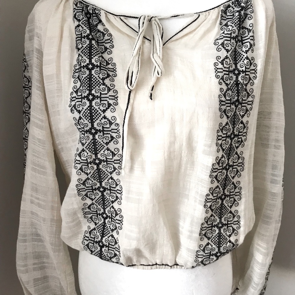 Max Studio Gauze Top